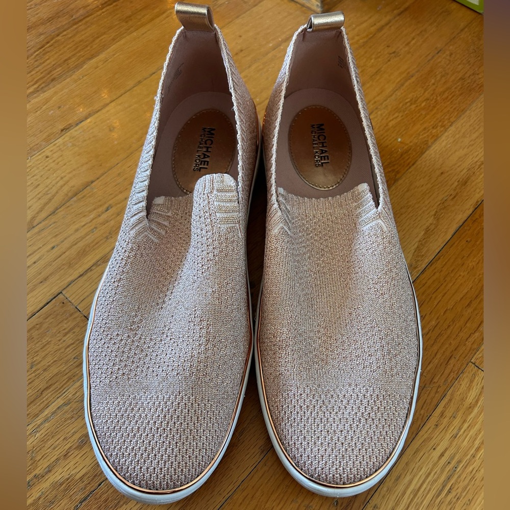 Michael Kors Blush Knit Slip-On Shoes
